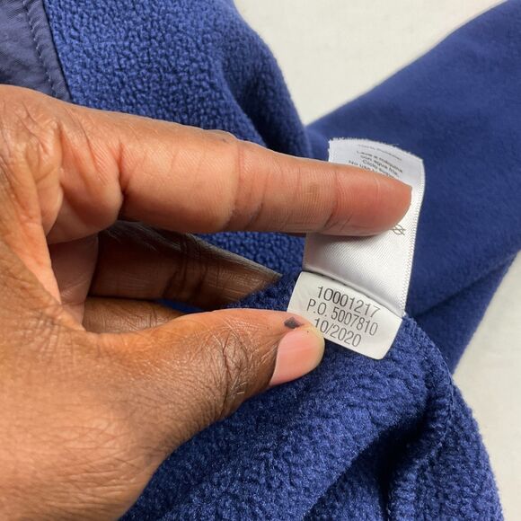 Vineyard Vines Mens Fleece Snap Button Shirt Jacket Blue Shacket Outdoorsy XXL - Picture 10 of 12